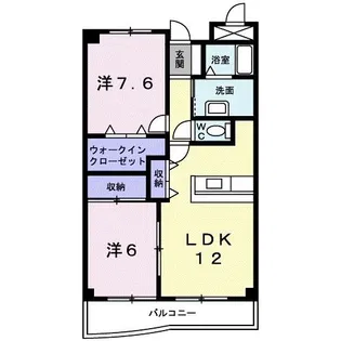 ヴェルハイム【2階】の間取り