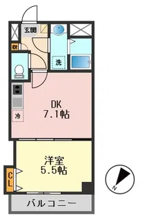 HAKOBUNE【2階】の間取り