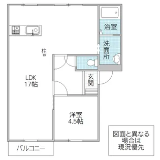 CASA SKT A棟【1階】の間取り