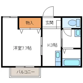 ピュアフォート【2階】の間取り
