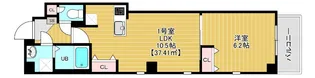 ソレイユ西大久【2階】の間取り