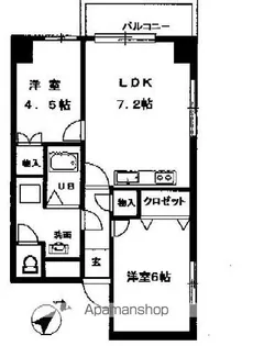 NBM【4階】の間取り