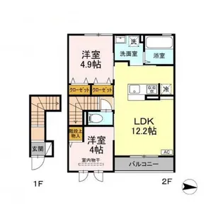 プラムコートIV【2階】の間取り