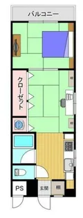 甲南第11兵庫コーポラス【8階】の間取り