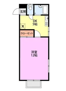 レジデンス峰【2階】の間取り