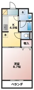 シーグランドゥール【3階】の間取り