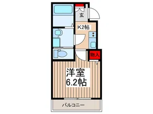 アソシエート桶川【1階】の間取り