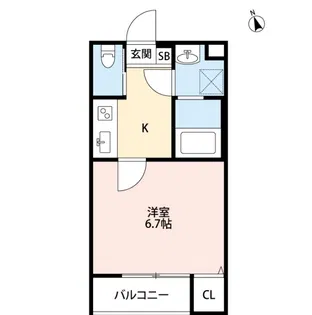 シュプレーム志木【3階】の間取り