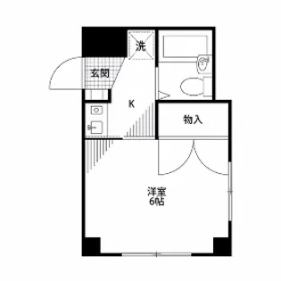 シャンテ相模台B棟【2階】の間取り