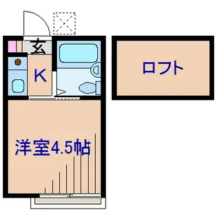 アーバンハイツ【2階】の間取り