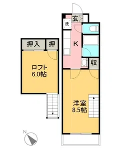 グランドムール高須【3階】の間取り