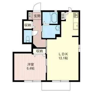 東京都昭島市緑町3【アパート】の間取り