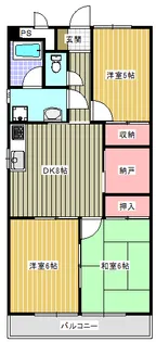 直希マンション【4階】の間取り