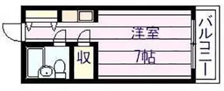 スカイキャンパス旭ヶ丘【1階】の間取り