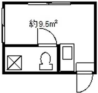 ドエル道玄坂【2階】の間取り