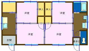 静岡県沼津市我入道南条寺【一戸建】の間取り