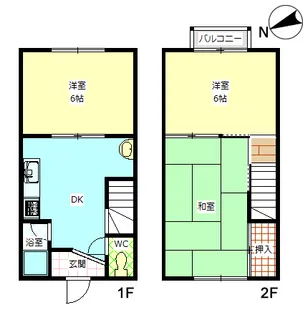 Kハウス2の間取り