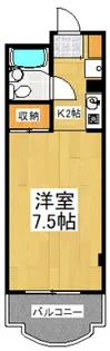 サンポート【2階】の間取り