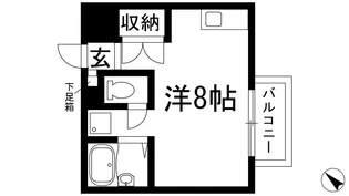 ヴィラ上ケ原(三番町)【2階】の間取り