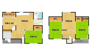 兵庫県神戸市西区王塚台5【一戸建】の間取り