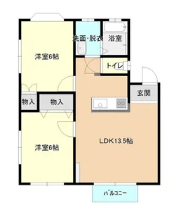 ヒカリコーポC棟【2階】の間取り