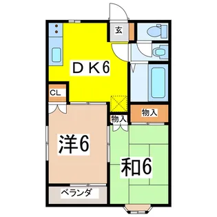 ロイヤルアベニュー 2【2階】の間取り