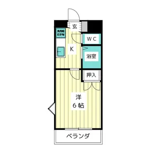 セントラルハイツ川名【2階】の間取り