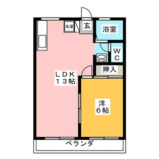 カーサビアンカS【2階】の間取り