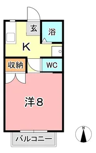 BetterDays A【2階】の間取り