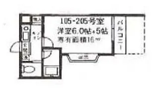 セントハイムつつじヶ丘弐番館【1階】の間取り