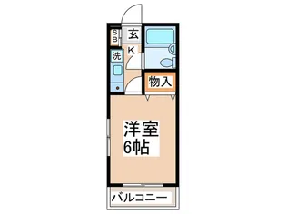トキワ第2マンション【1階】の間取り