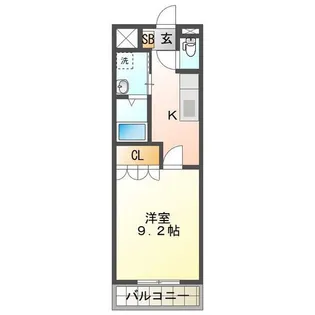 リヴァージュ B棟【1階】の間取り