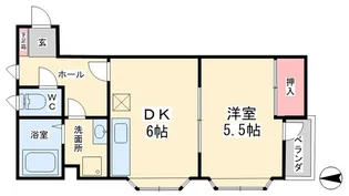 アルテハイツ富岡【2階】の間取り