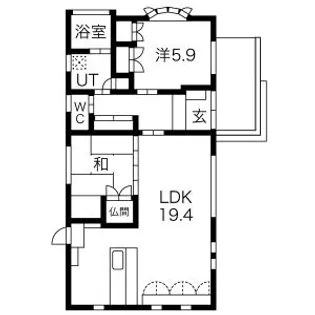 愛知県知立市栄1【一戸建】の間取り