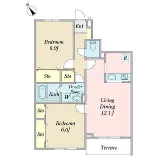 StableII【1階】の間取り