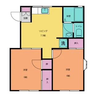 ヴィラ湘南I【1階】の間取り