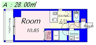 エンゼルプラザeastI【5階】の間取り
