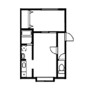 リバーエミール【3階】の間取り