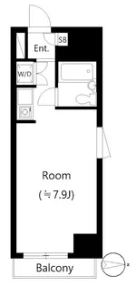 1Rの間取り画像