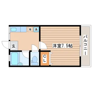 ポテトハウス【2階】の間取り