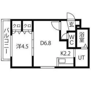 ルーエ北円山【3階】の間取り