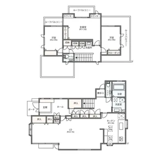 神奈川県川崎市麻生区上麻生2【一戸建】の間取り