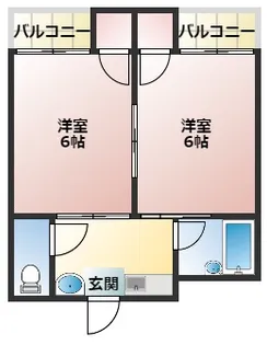 ピュアスモト C棟【4階】の間取り
