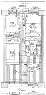 Mシティ盛岡駅西通り【9階】の間取り