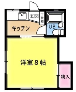 メープル城山【1階】の間取り
