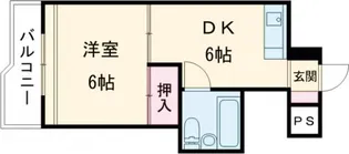 シティーリバーむさしの【1階】の間取り