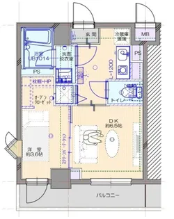 コーポ代々木上原【5階】の間取り