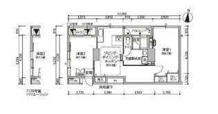 東京都江東区東雲1【マンション】の間取り