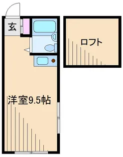 ノーブルハイム【1階】の間取り