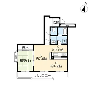 URつくば・松代三丁目【2階】の間取り
